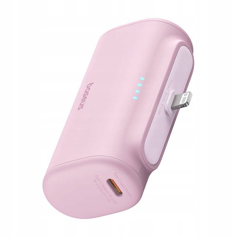 Powerbank OS-Baseus Compact Ip 5000mAh 20W (różowy)