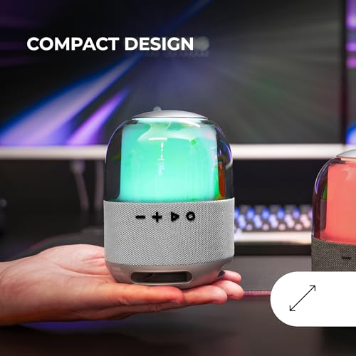 MARS GAMING Kompaktowe Głośniki RGB Do Gier MSCUBEW — miniatura 4