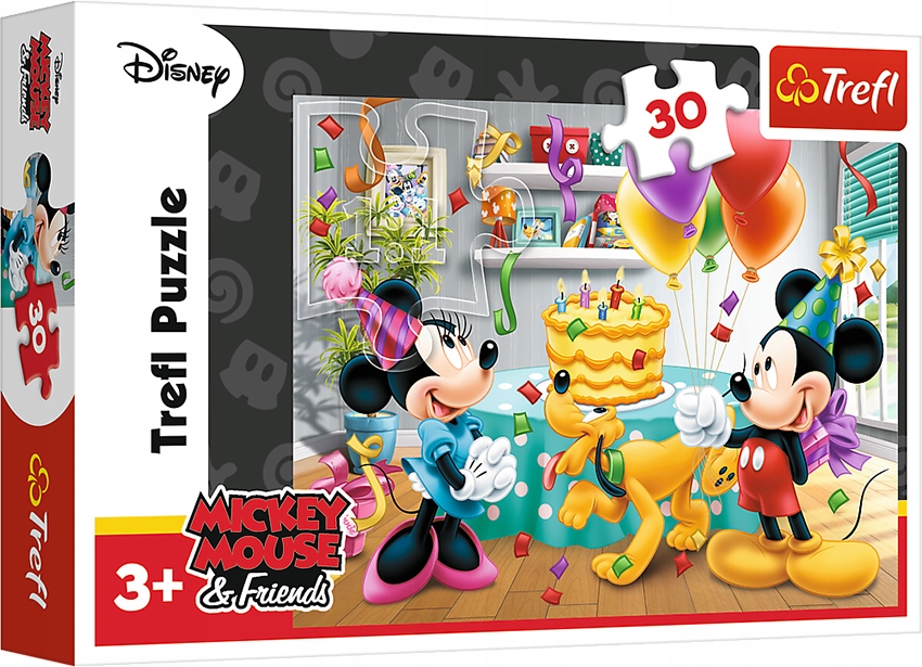 

Puzzle 30 El. Tort Urodzinowy Myszka Minnie