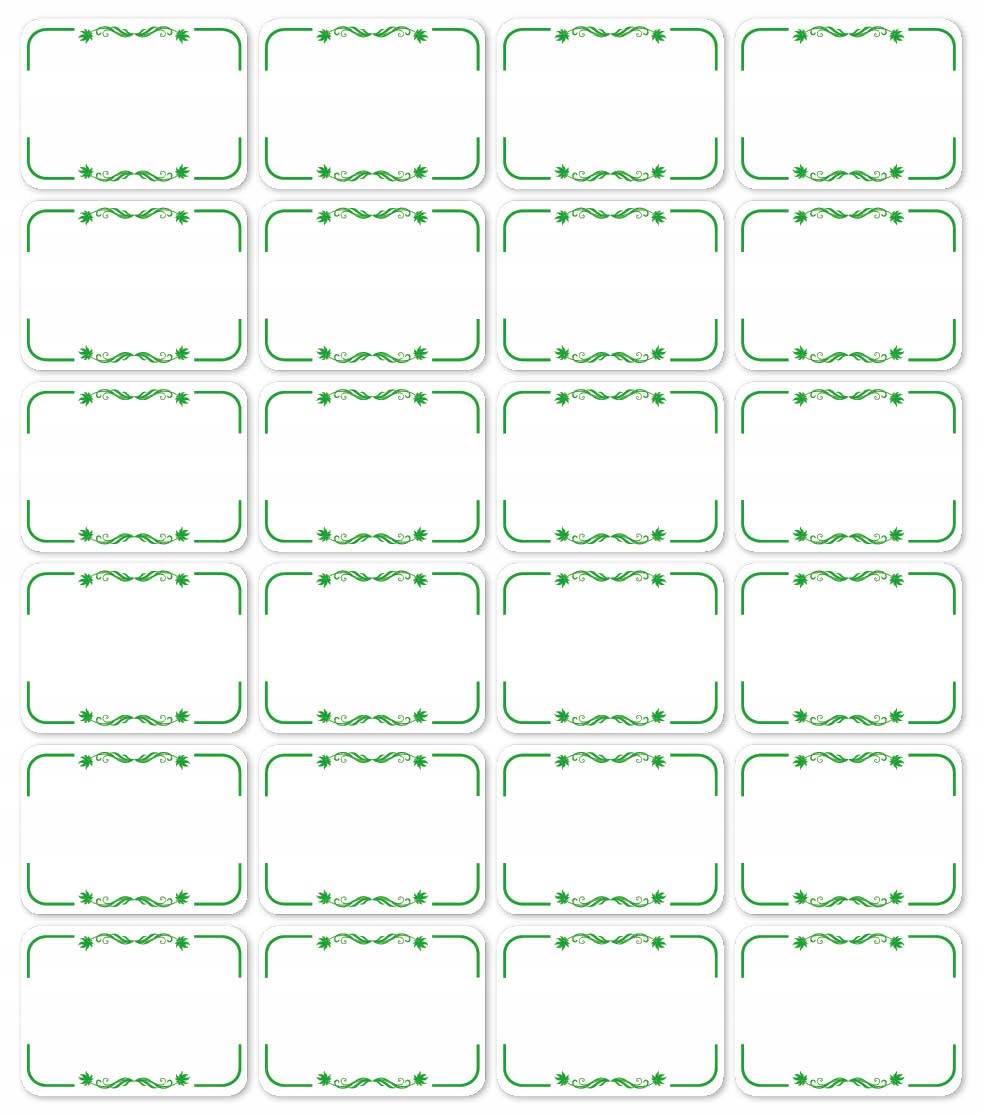 

Naklejki na Przyprawy przetwory 6cm Zielone Matowe
