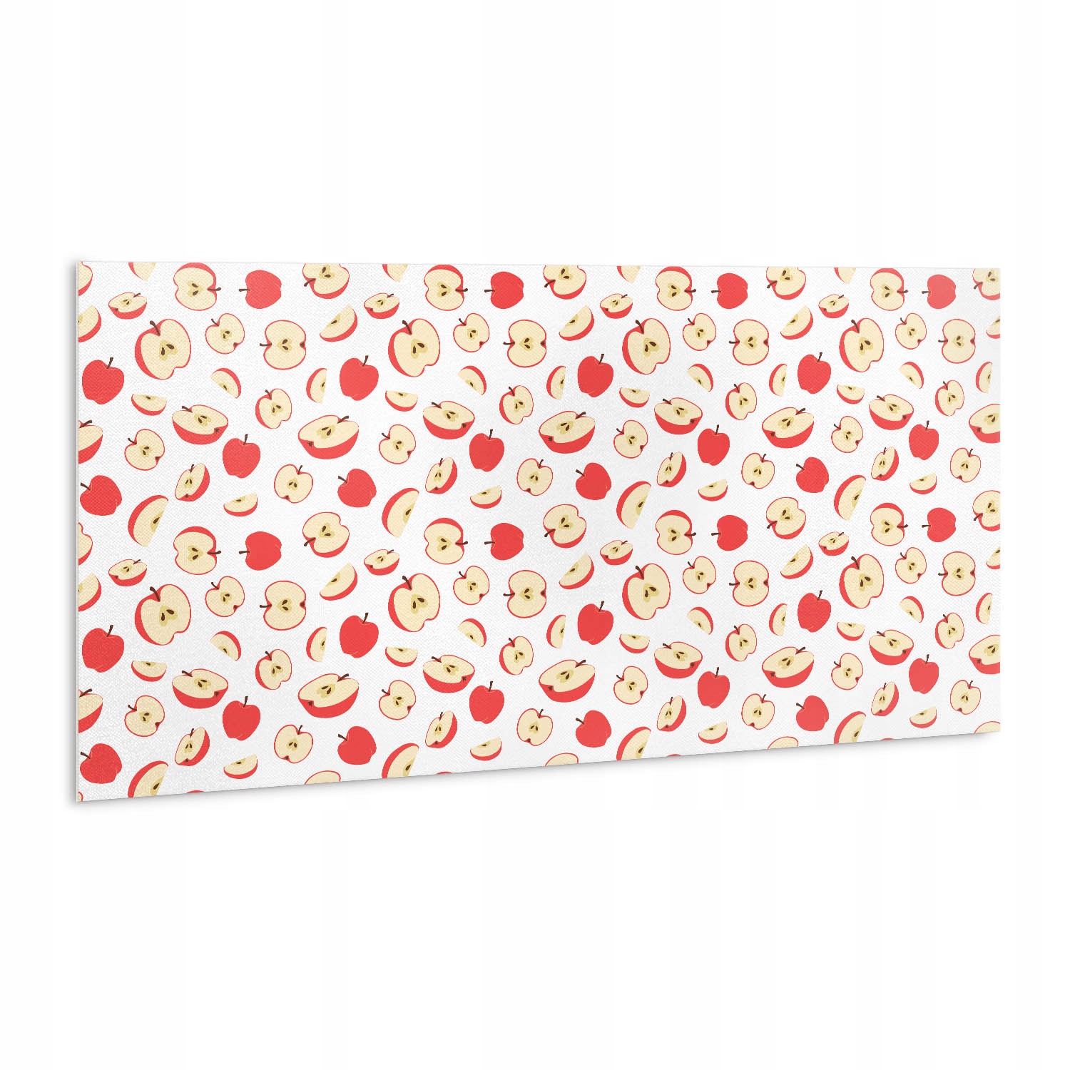 Pvc panel s motivem Snadná dekorace do jídelny Jablka kreslená 100 x 50 cm