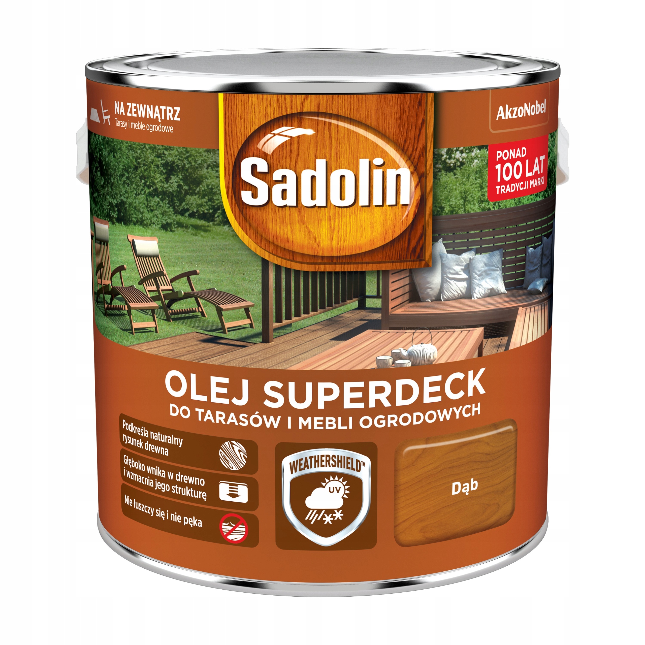 Sadolin Olej do tarasów Superdeck 2.5L Dąb