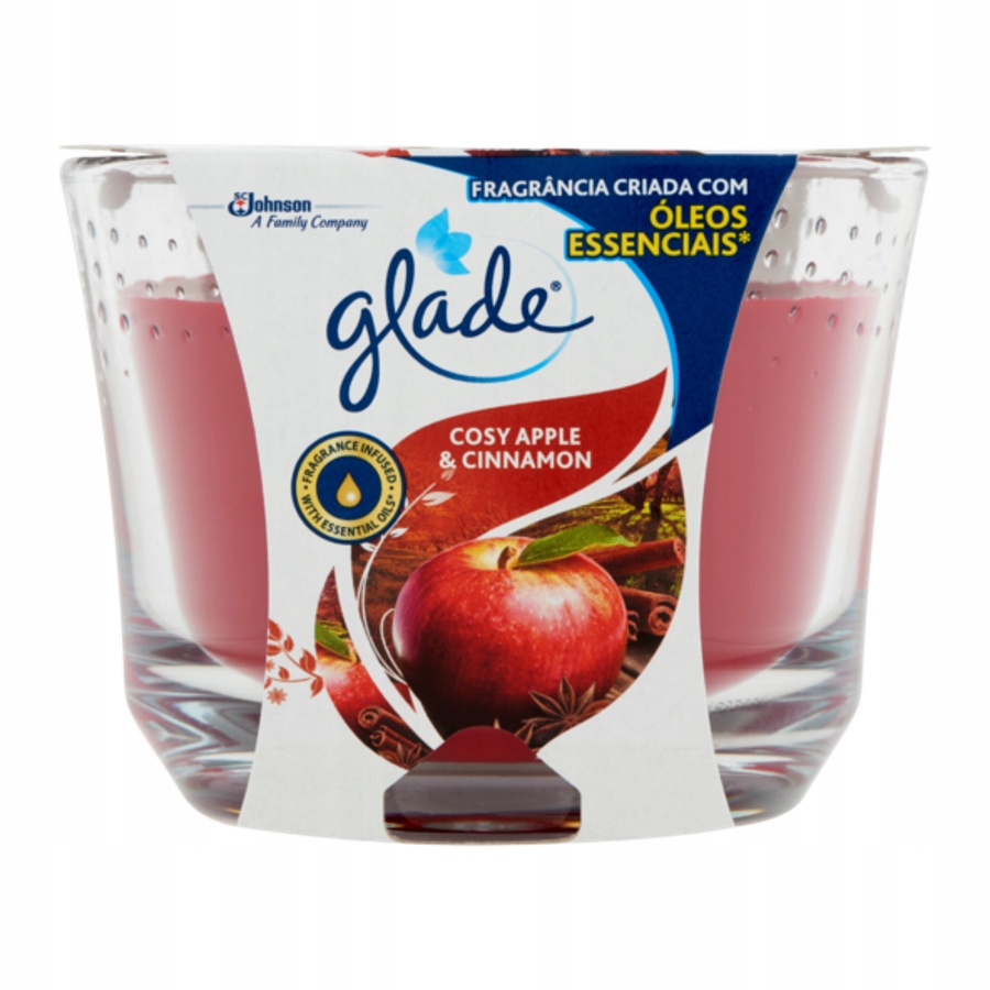 

Glade Świeca zapachowa Jabłko Cynamon 224g