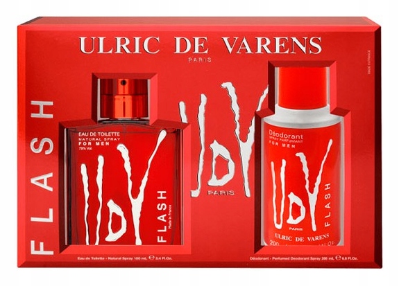 Sada Ulric de Varens Udv Flash – Toaletní voda 100 ml deodorant 200 Ml