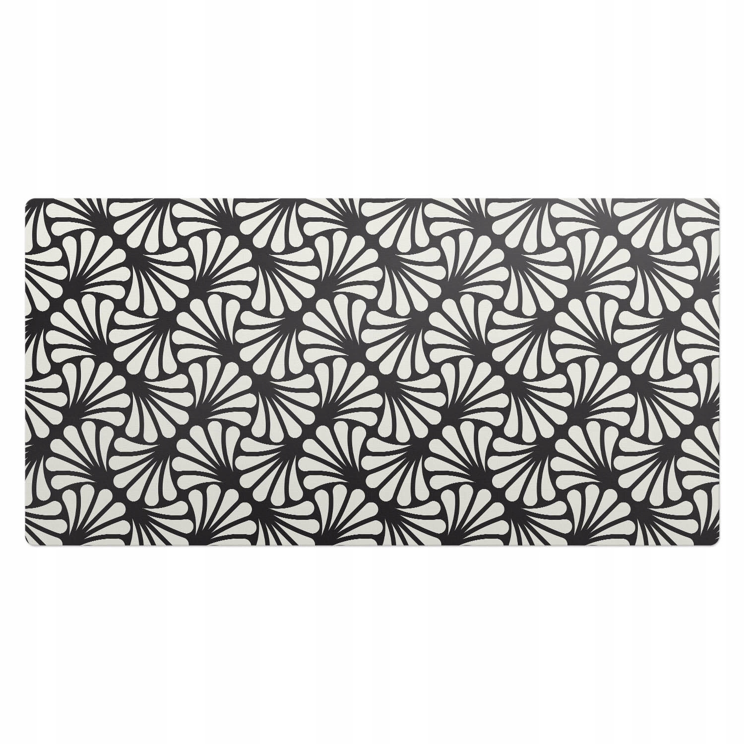 Protiskluzová vinylová dekorativní podložka Retro květinový design 100 x 50 cm