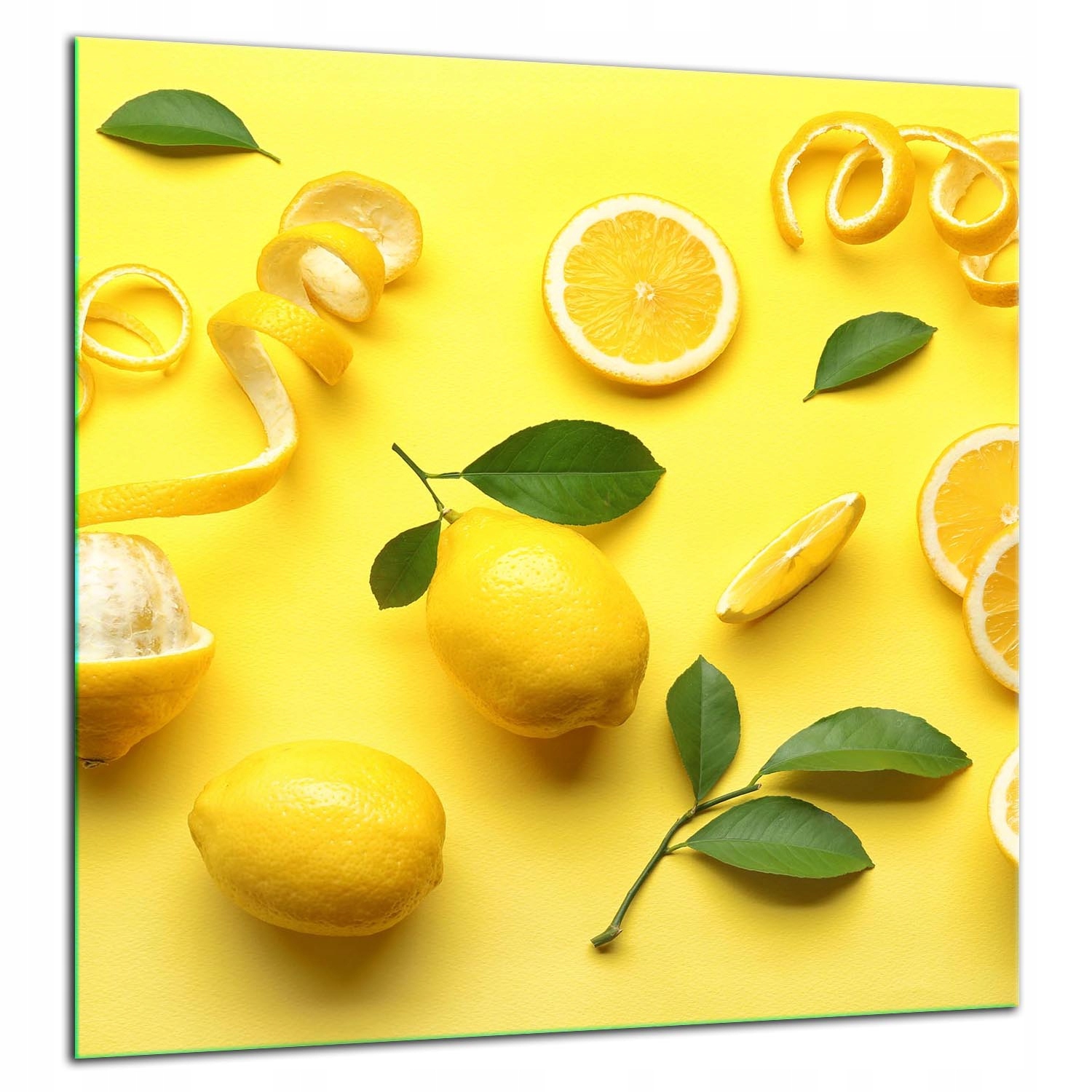 Skleněná Ochranná Deska Panel Lepidlo 60x65 Citron