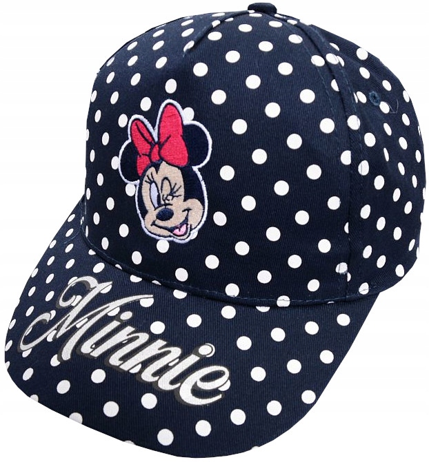 

Myszka Minnie Czapka Z Daszkiem groszki 54 E14N