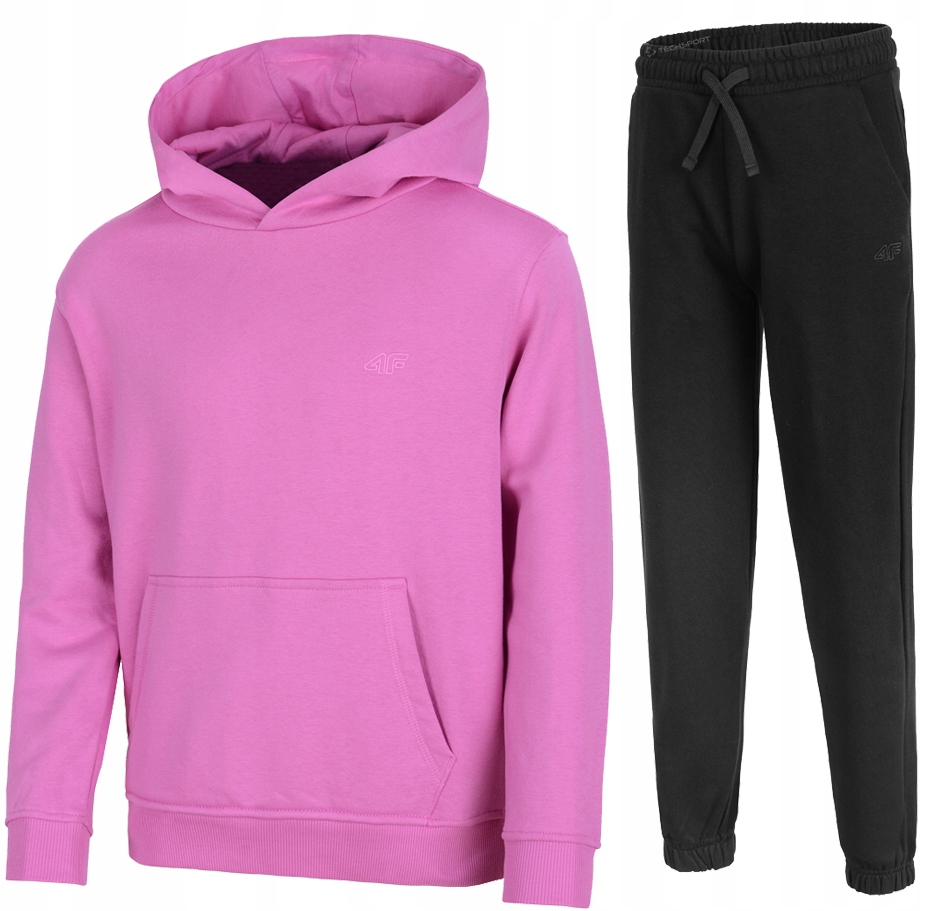 4F Ocieplany Dziewczęcy Dres Komplet Bluza Spodnie rozm 158