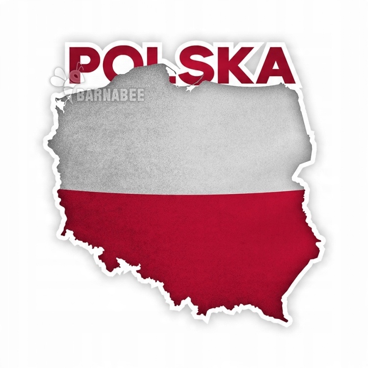 

Naklejka Polska B21 naklejki na auto samochód