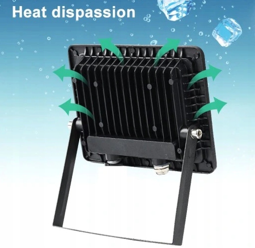 HALOGEN LAMPA NAŚWIETLACZ LED 10w CERTYFIKAT MOCY Zasilanie sieciowe