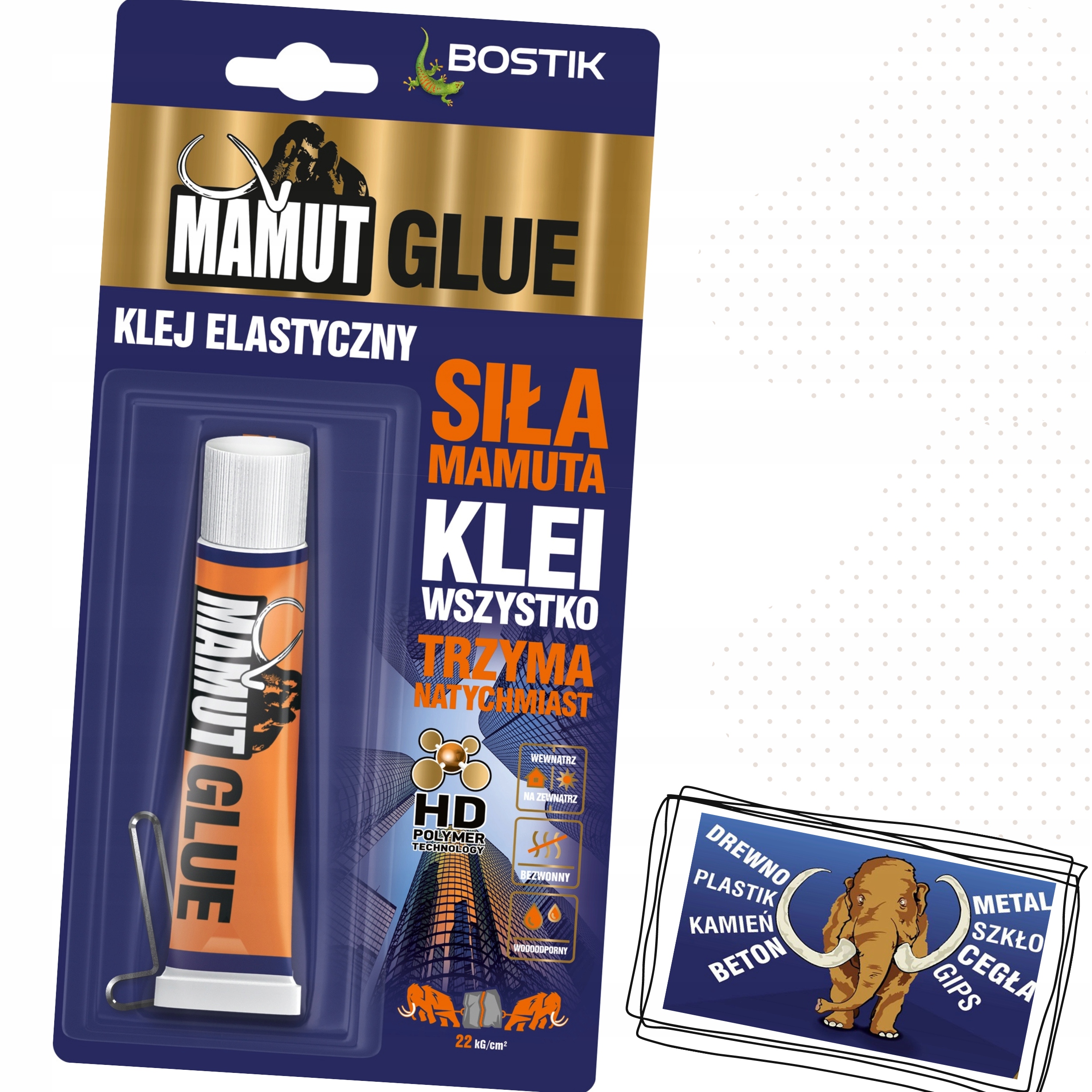 MAMUT Klej montażowy 25 ml super mocny Rodzaj polimerowy