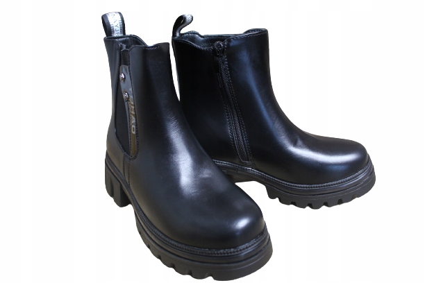 BUTY BOTKI KOZAKI PÓŁBUTY DZIEWCZĘCE CLIBEE ROZ. 37 Materiał skóra ekologiczna