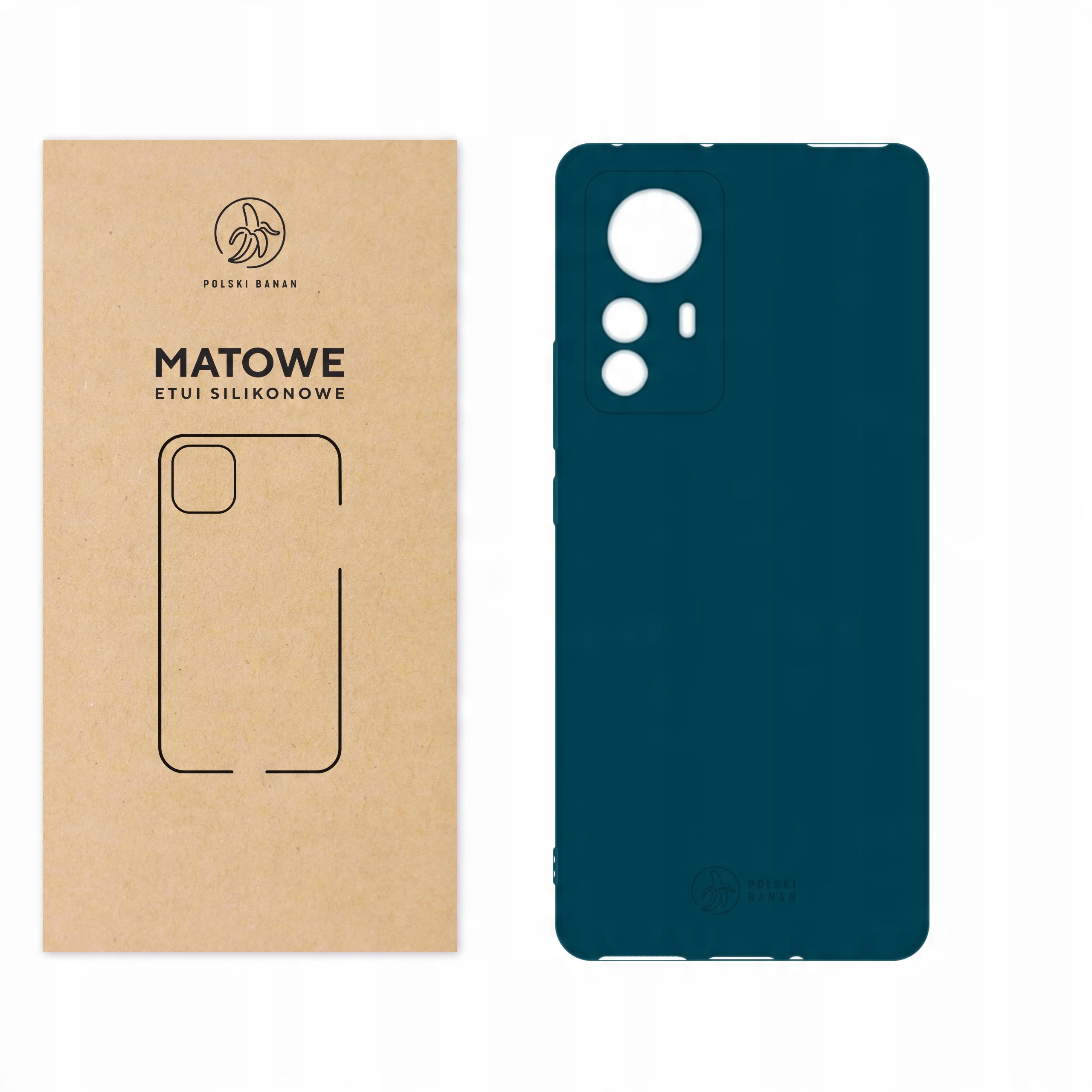 

Etui Matowe do Xiaomi 12 Pro morskie