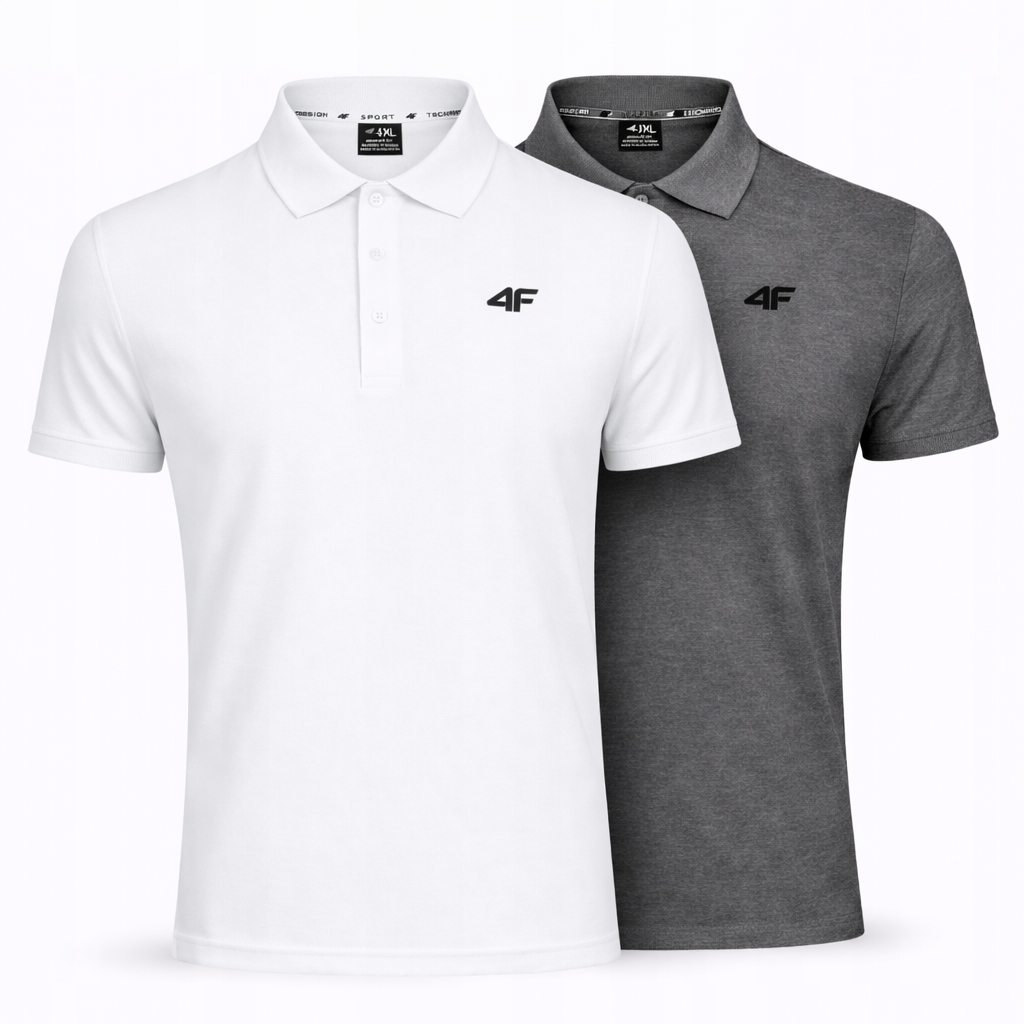 Tričko Pánské Polo 4F Komplet Pro Každodenní Nošení Sada 2 Kusů XXL M0770 SS26