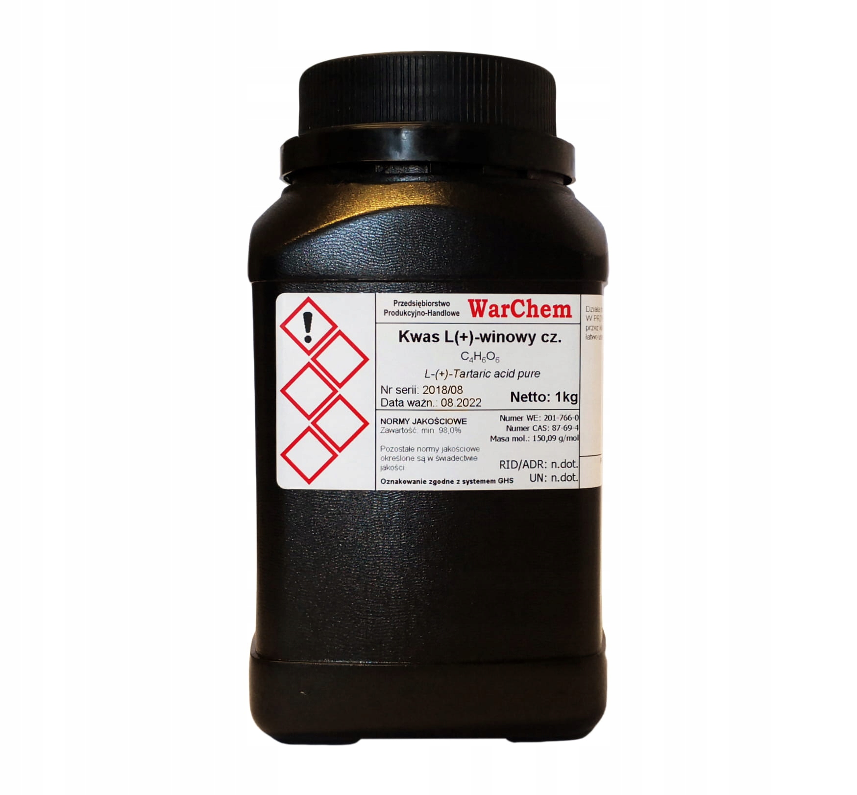

Kwas Winowy 1kg Warchem [46287]