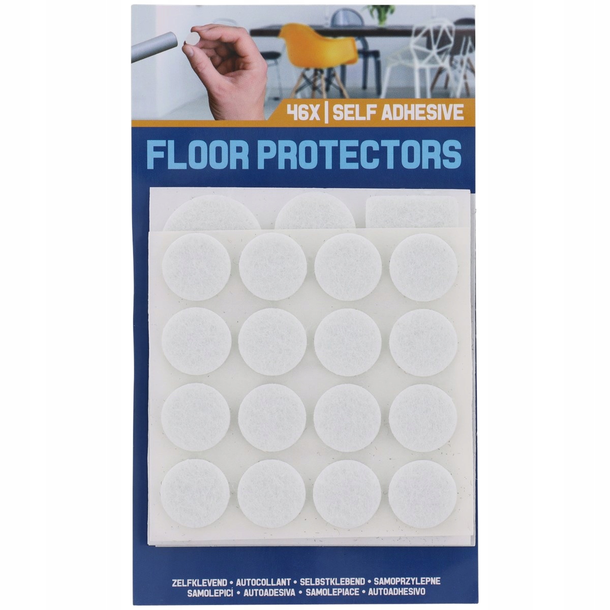

Podkładki Filcowe Pod Meble samoprzylepne 46 szt