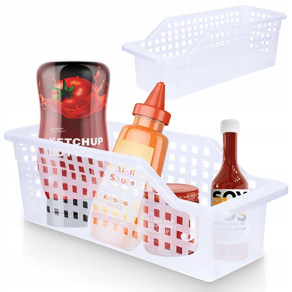 Organizer DO LODÓWKI pojemnik kuchenny na warzywa owoce żywność koszyk