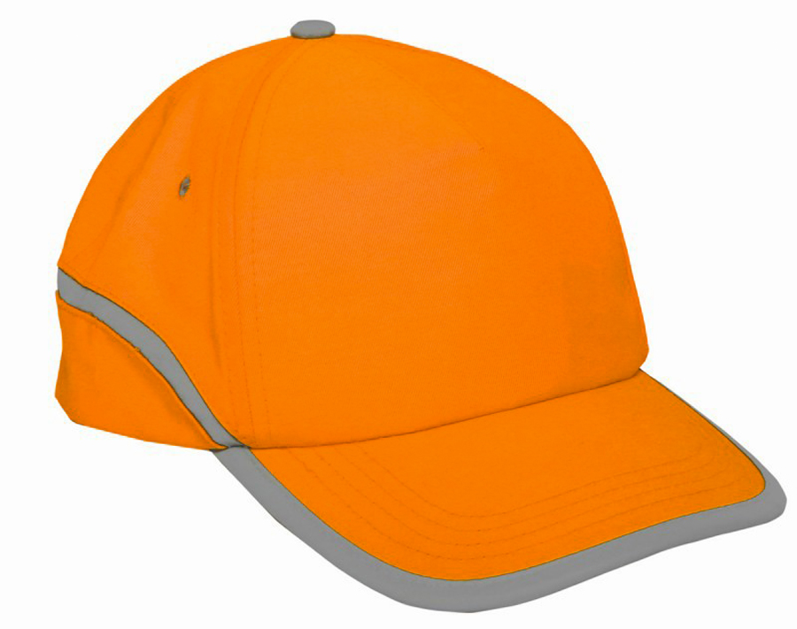CZAPKA ROBOCZA Z DASZKIEM ODBLASKOWA POMARAŃCZOWA Marka Lahti Pro