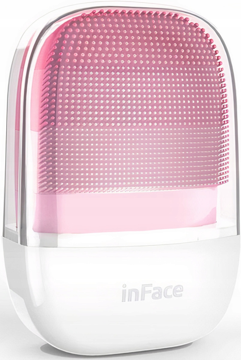 Szczoteczka do twarzy INFACE MS2000 Różowy etui Kolor dominujący różowy