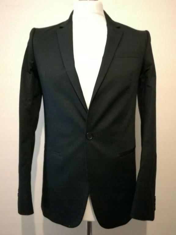 CALVIN KLEIN - MARYNARKA CZARNA M X02 Rozmiar M