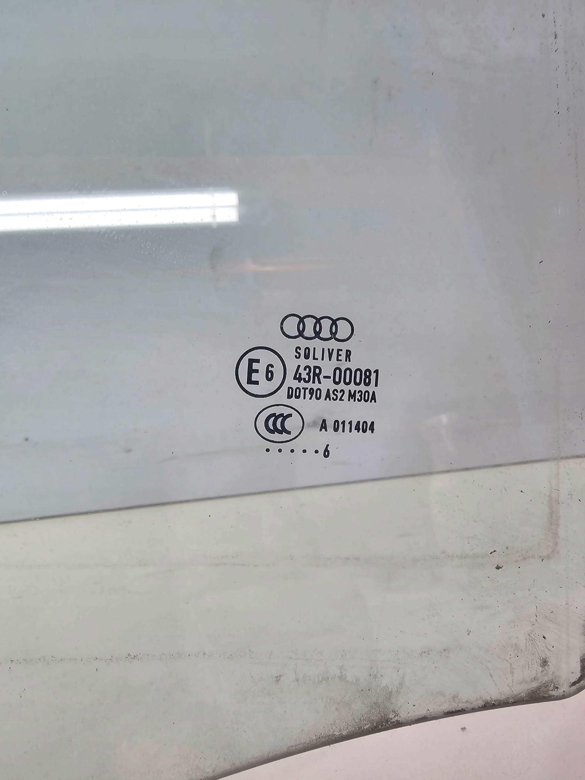 window door right rear part AUDI A1 8X 8X4 2016R