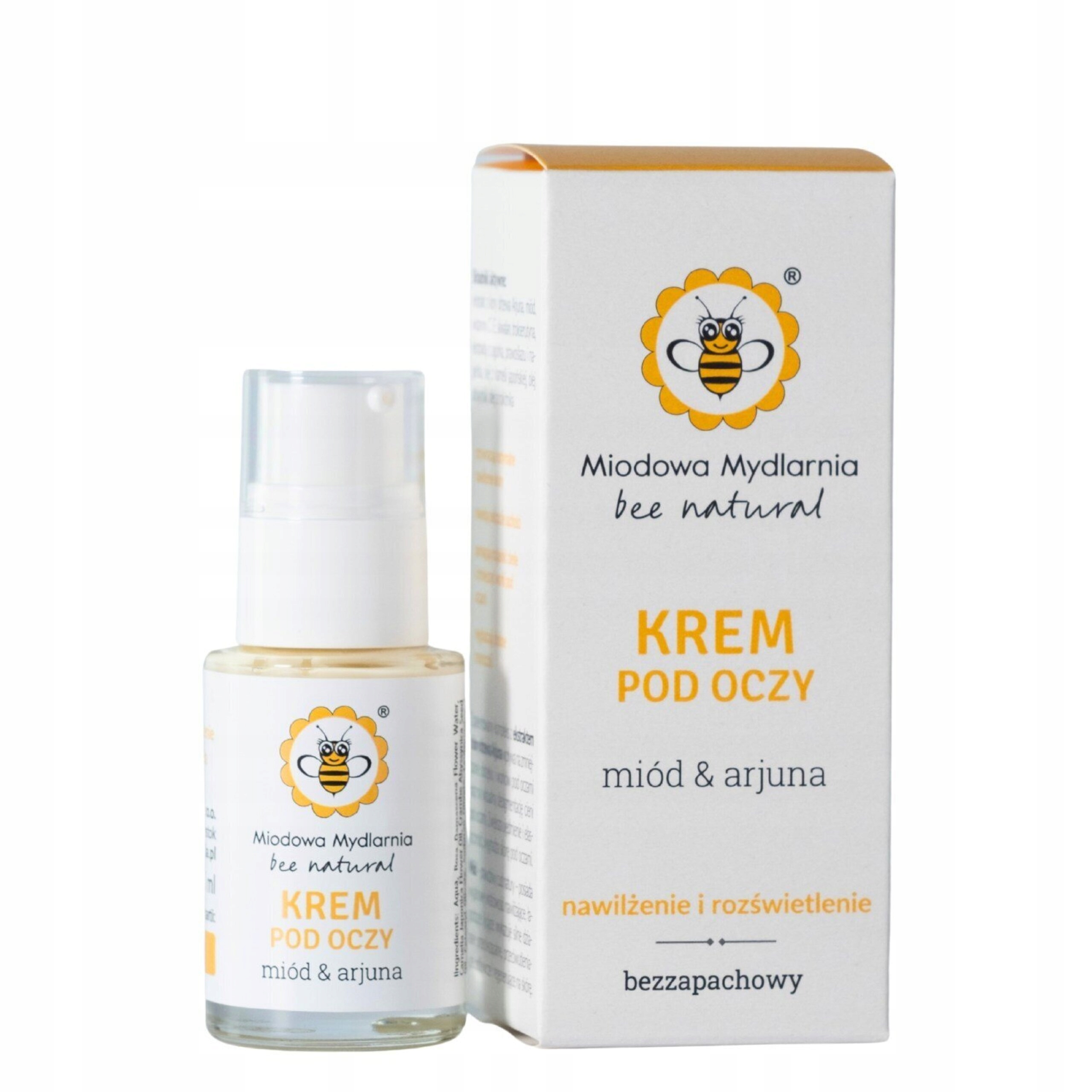Miodowa Mydlarnia Oční krém Med a arjuna