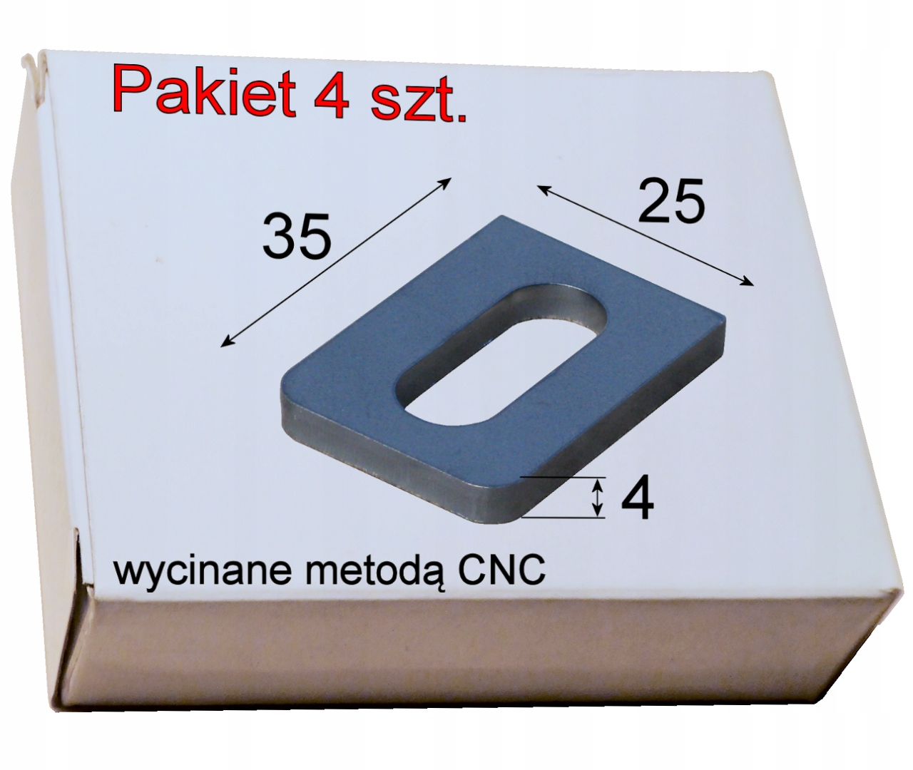 

Uchwyt mocowanie przęsła 25x35x4 Pakiet 4 szt..