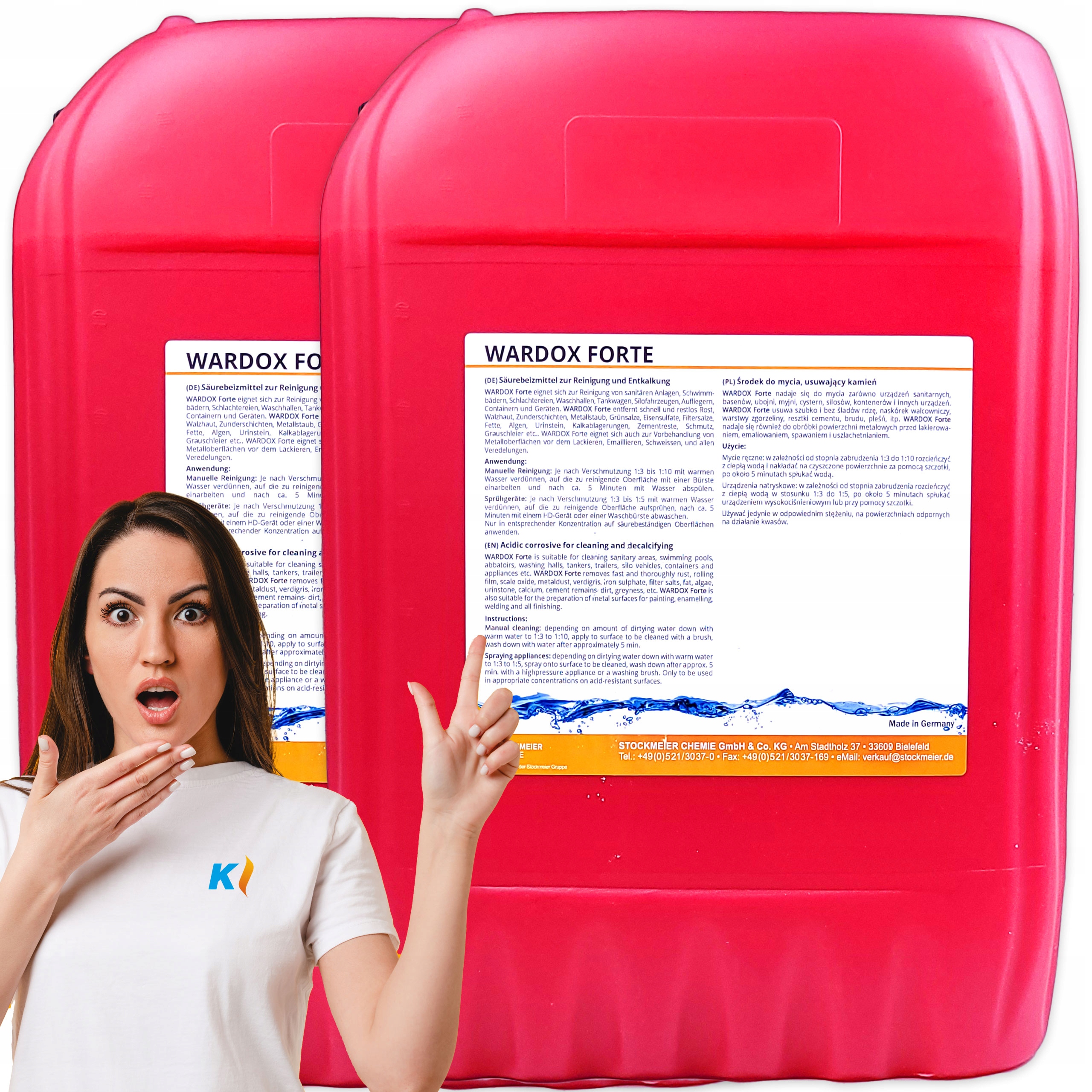 MOCNY KWAS DO MYCIA FELG ALUMINIUM BURT KÓŁ WARDOX FORTE 2x 23kg