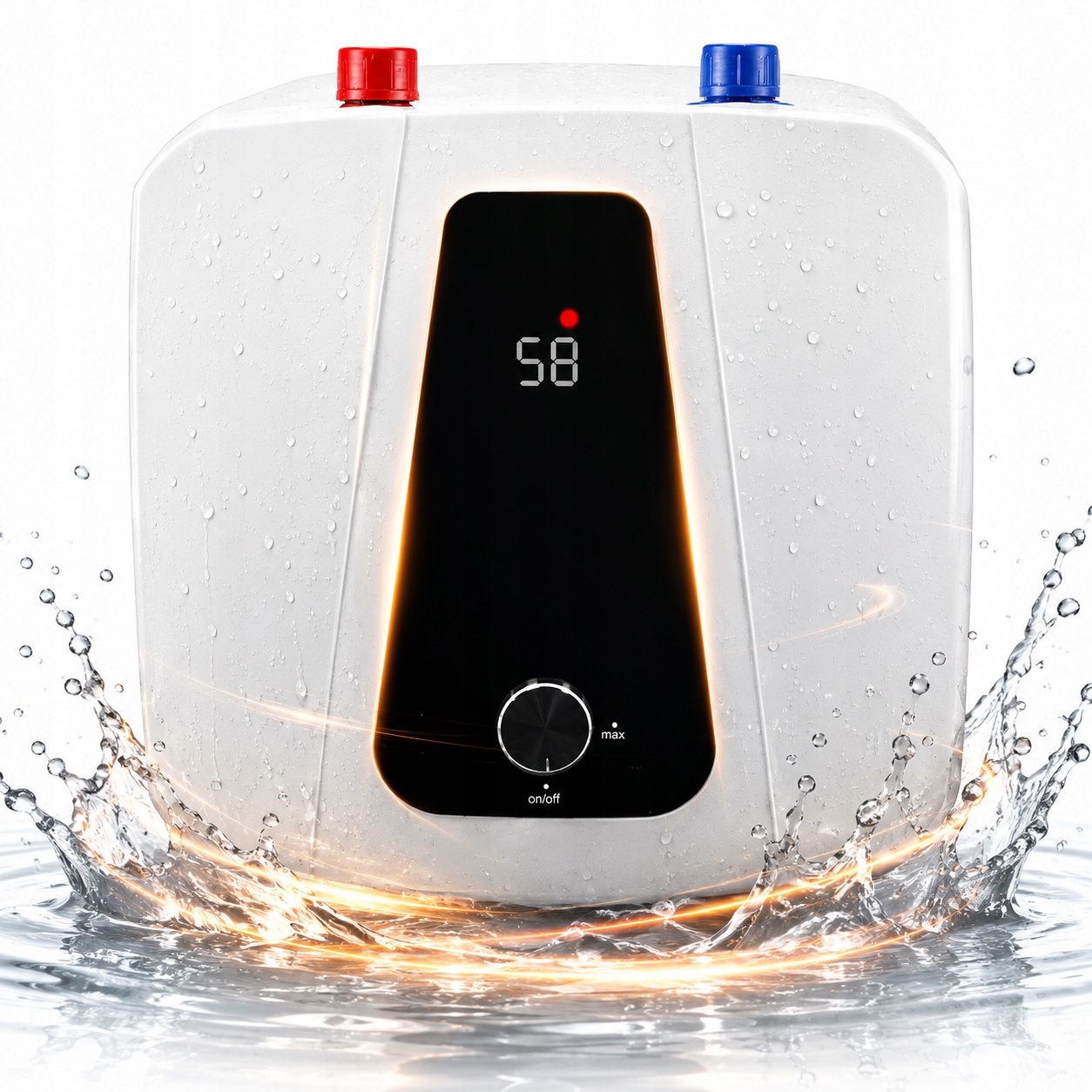 Ohrievač vody pod umývadlo 15L Florida Led displej horné pripojenie