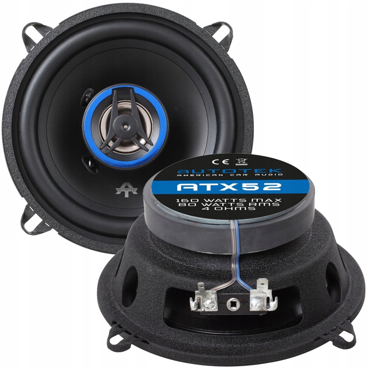 

Głośniki średnica 13 cm Autotek ATX52 moc 160W max