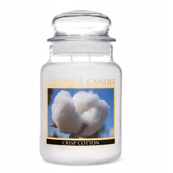 Velká svíčka Crisp Cotton Cheerful Candle