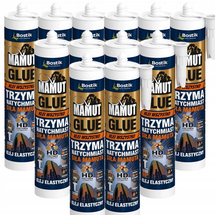 

12x Klej uniwersalny montażowy Mamut Glue 290ml