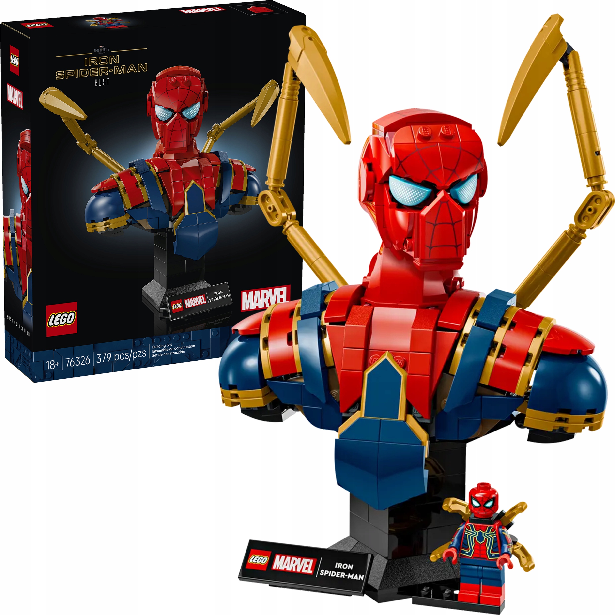 Lego Heroes – Busta Iron Spider-Mana – 76326