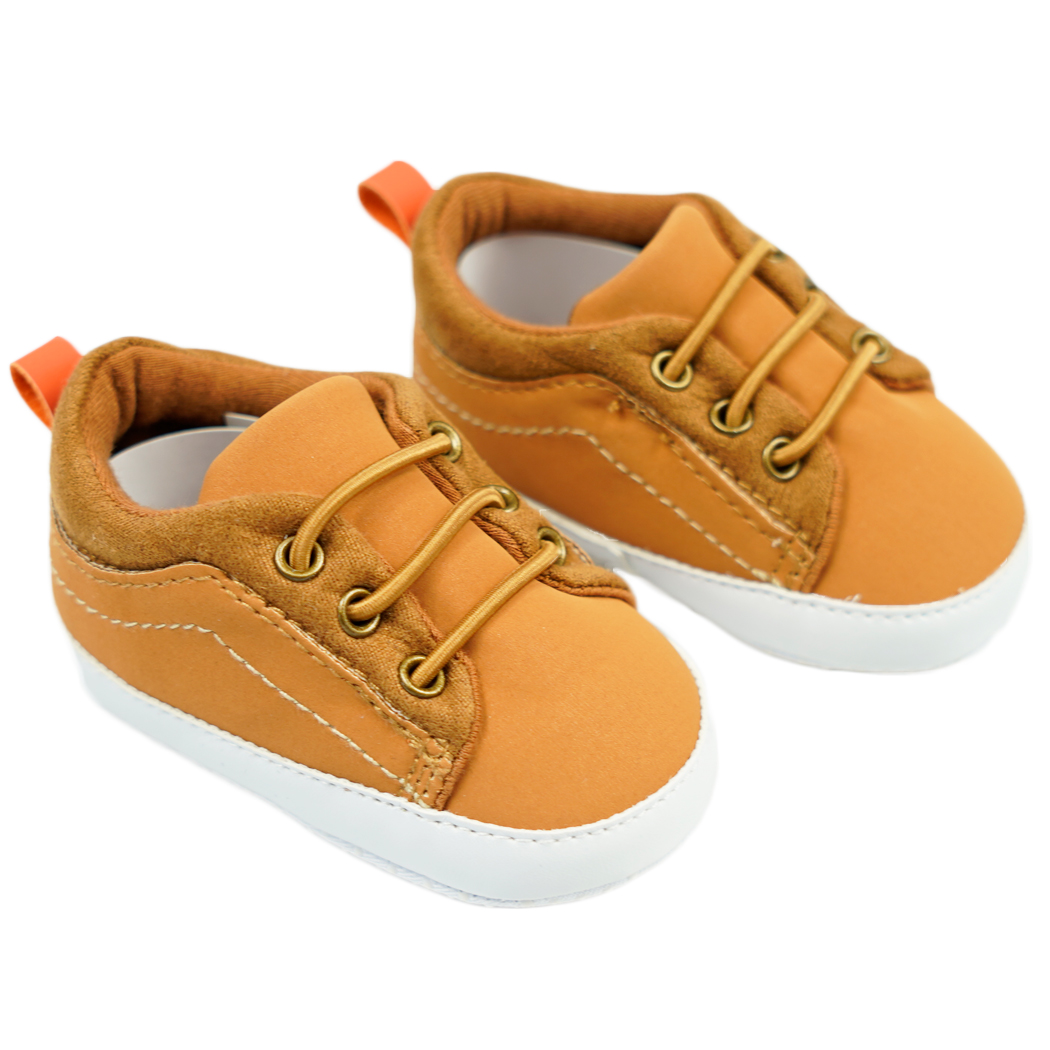 

Trampki buty niemowlęce Niechodki brązowe 6-12M