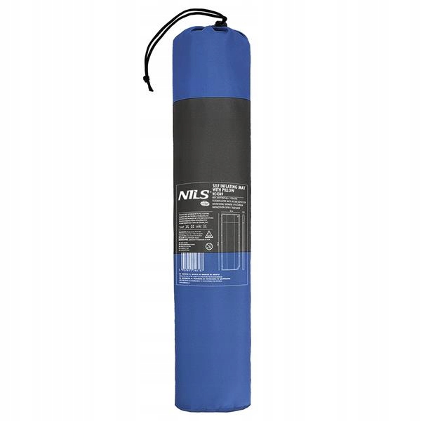Mata samopompująca turystyczna z poduszką Nils Camp NC4349 193 x 58 cm Model NC4349