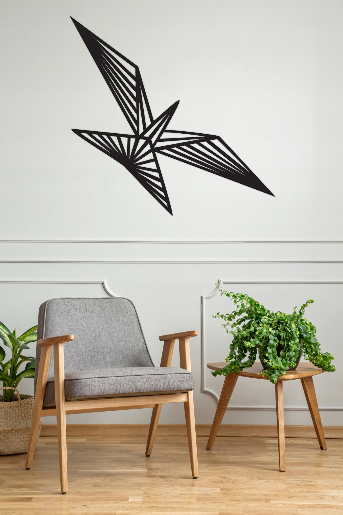 Dekoracja na ścianę ORIGAMI PTAK 3D A225 30x29 Marka inna