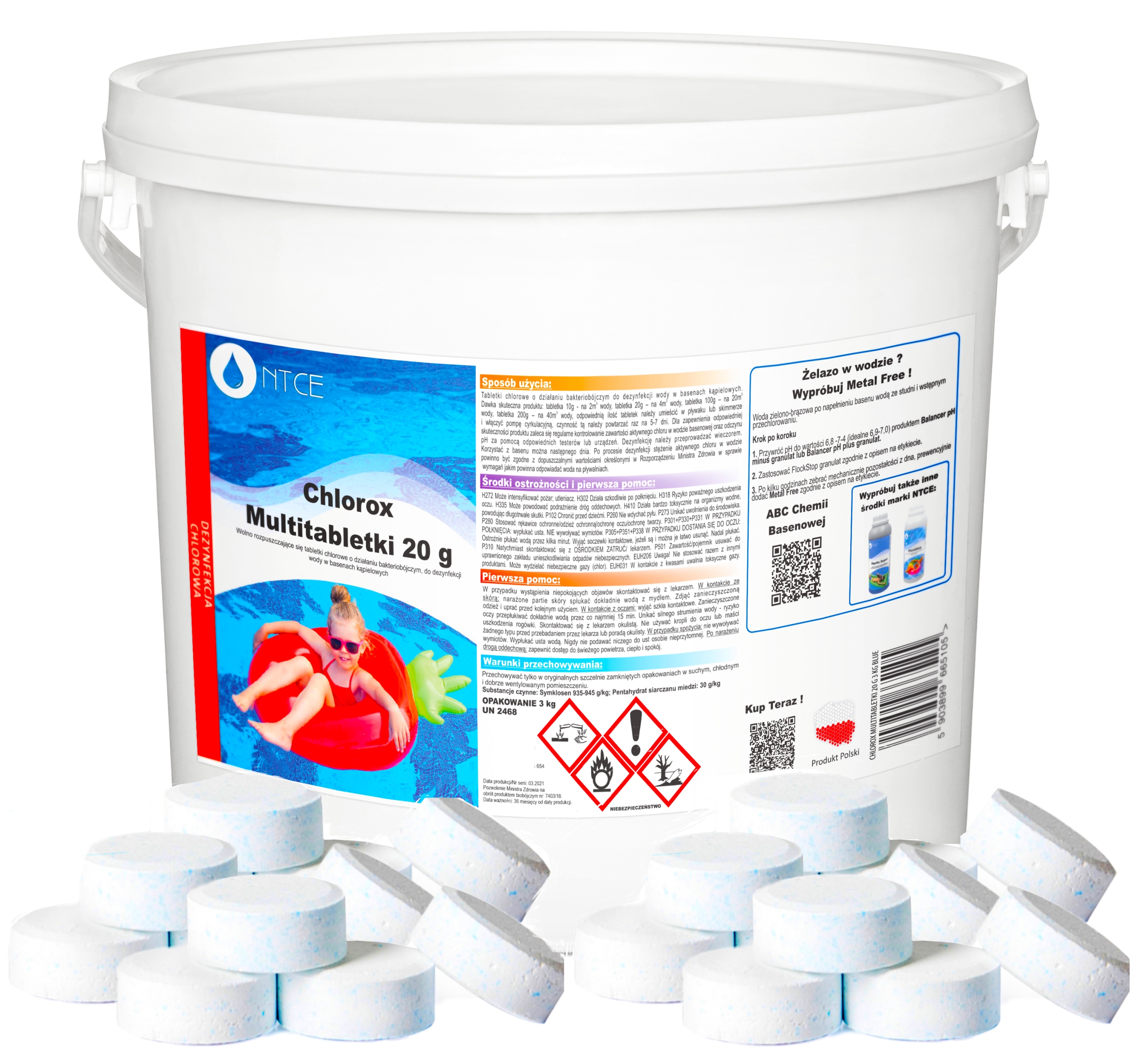 

Chlor Do Basenu Tabletki Multifunkcyjne 20g 3 kg