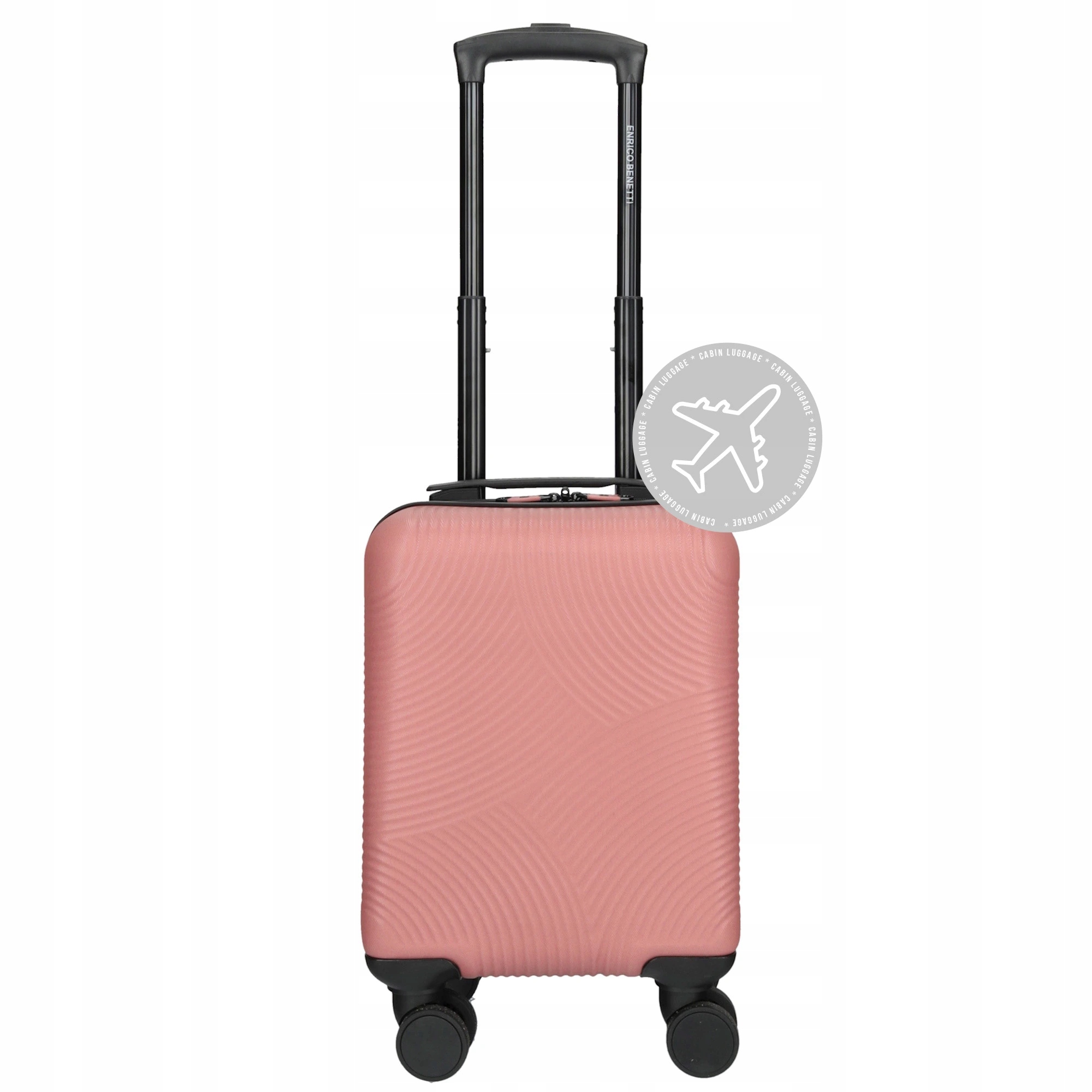 Kabinový kufr podsedadlový Abs 25L Enrico Benetti starorůžová