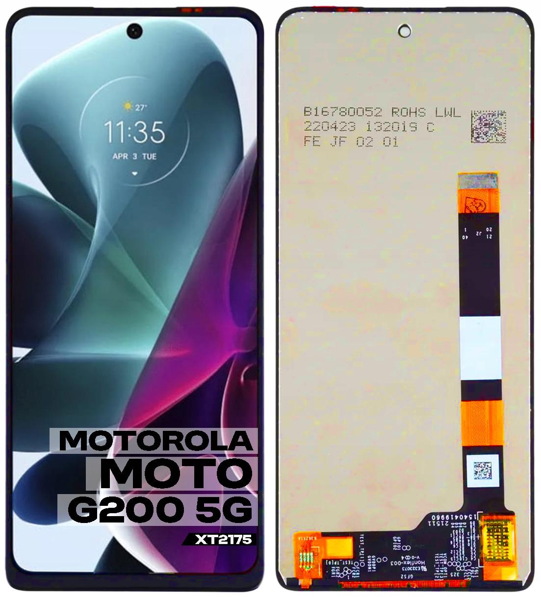 Originální dotykový displej pro Motorola Moto G200 5G XT2175 Edge S30