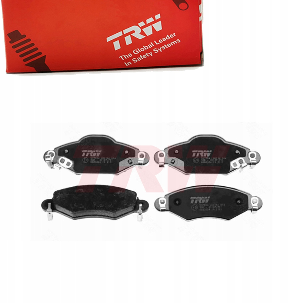 GDB3324 - Передние тормозные колодки для TOYOTA YARIS 1.0 1.3 1.4