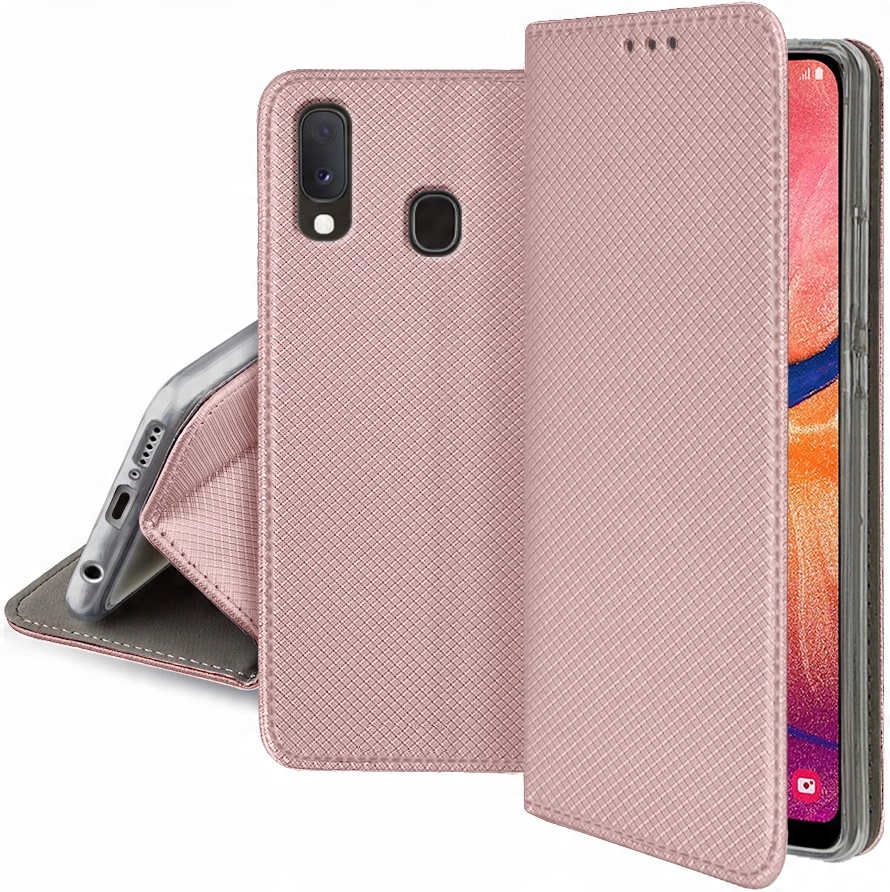 

Etui Smart Magnet Szkło 9H do Samsung Galaxy A40
