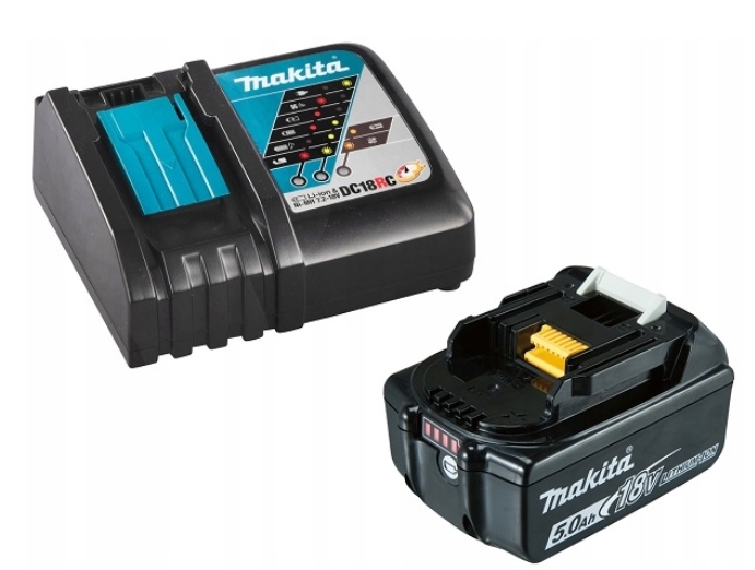 Zestaw Zasilający Makita 18V 5Ah BL1850B Szybka Ładowarka DC18RC