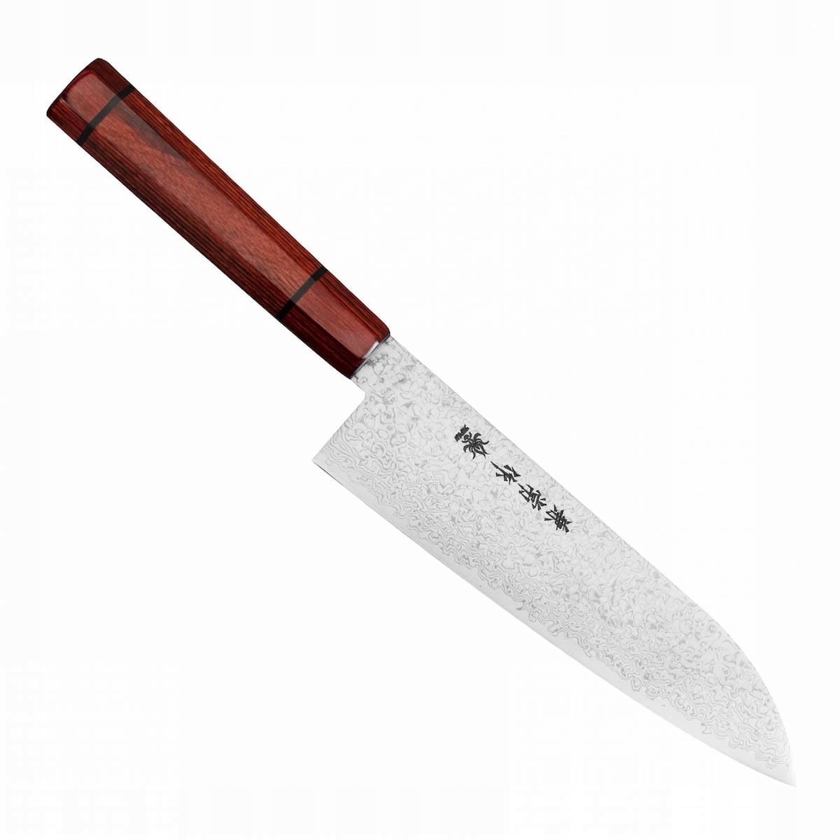 Kanetsune Minamo-Kaze Japonský kuchynský nôž Santoku na zeleninu 60-61HRC 18 cm