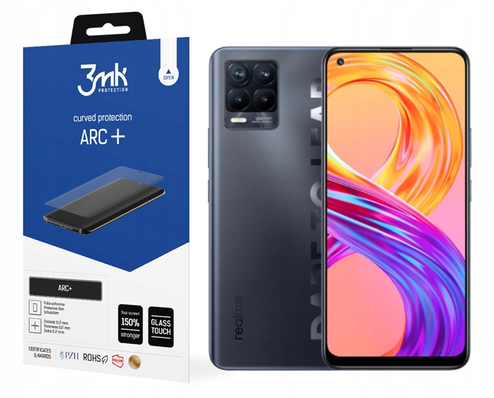 

Folia Fullscreen Arc+ 3MK do Realme 8 Pro
