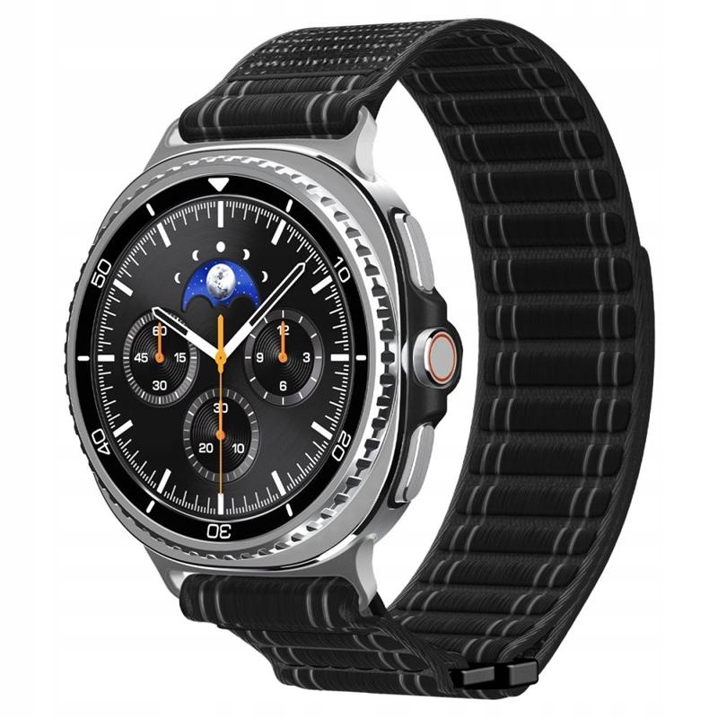 Pasek Do Galaxy Watch 8 8 Classic 40 44 46 MM Spigen Nylonowy Czarny