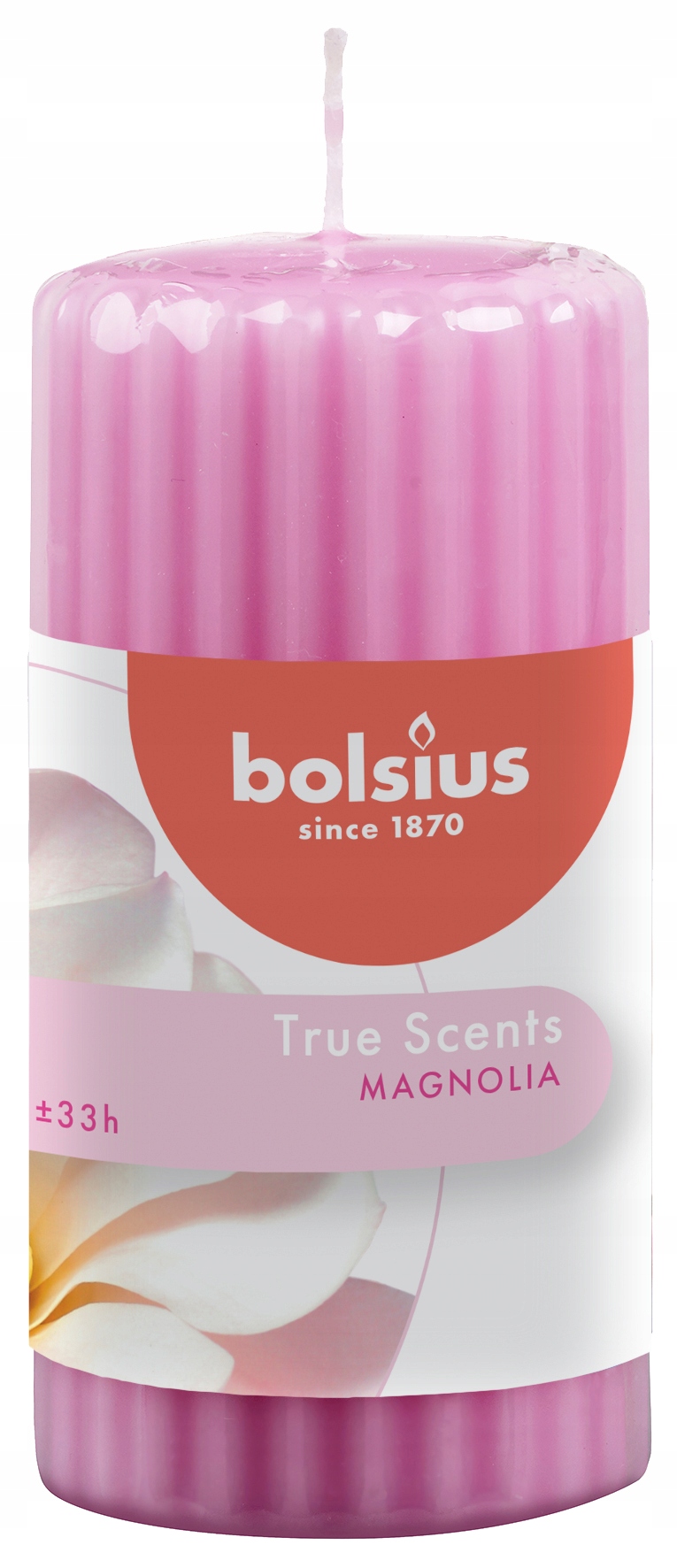 

Świeca zapachowa Magnolia różowa Bolsius 120/60