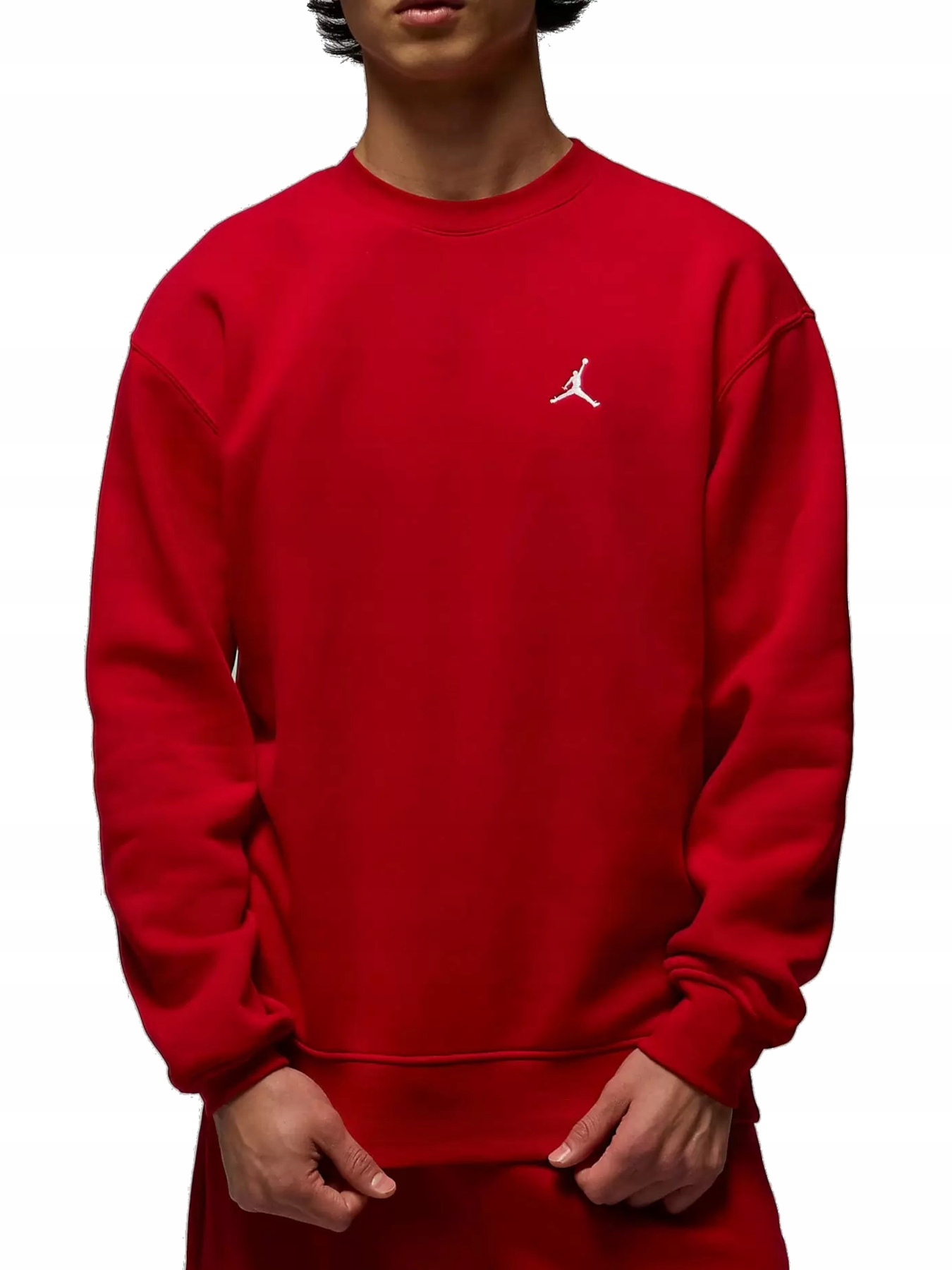 pánská mikina Nike Jordan Jumpman FV7293-687 červená bez kapuce Xs