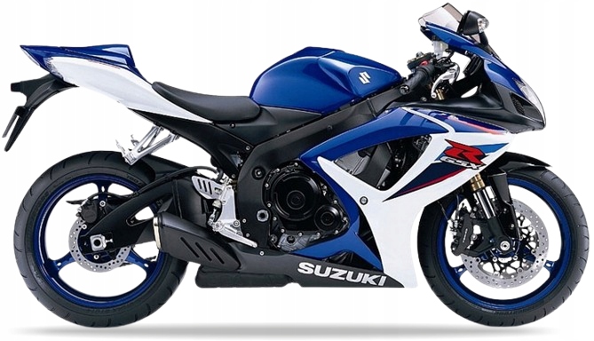 Samolepky Juula Pro Suzuki Gsxr 600 2007 Modré Yky Bílé Ybd