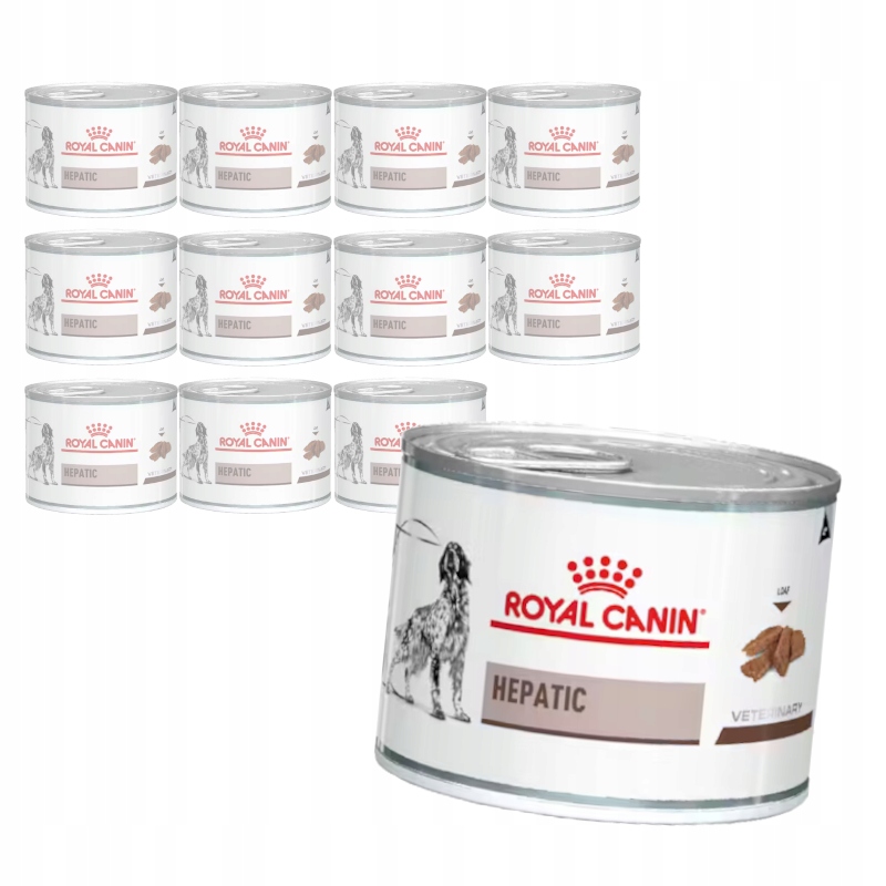 Royal Canin Veterinary Vhn Dog Hepatic 12x200g Mokra Karma Pasztet Dla Psa