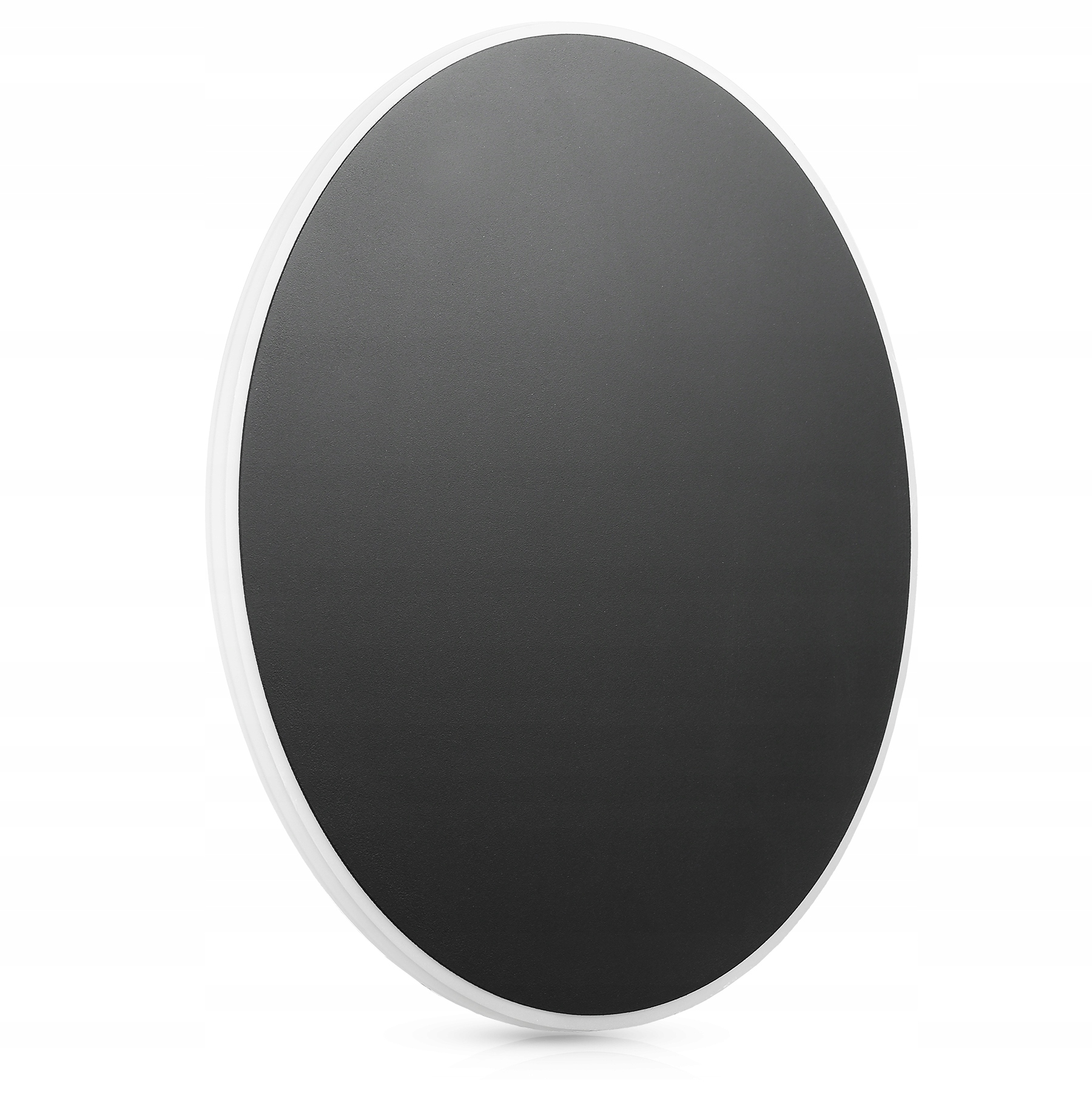 Nástěnné svítidlo Kulatý moderní nástěnné světlo Ring Led 30cm Černé